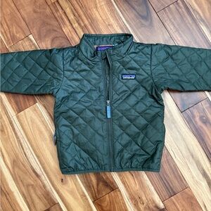 Patagonia Forest Green Quilted Jacket